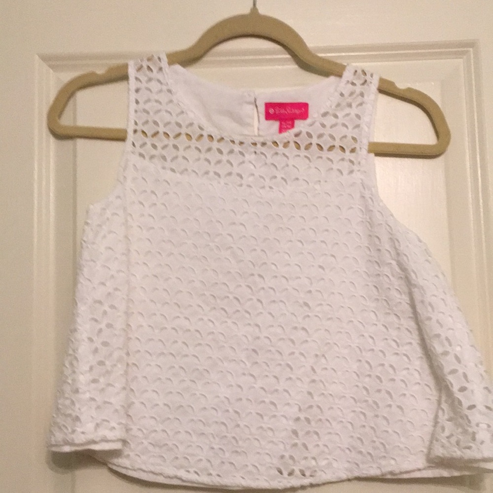 Lilly Pulitzer for Target Kids eyelet flowy shirt